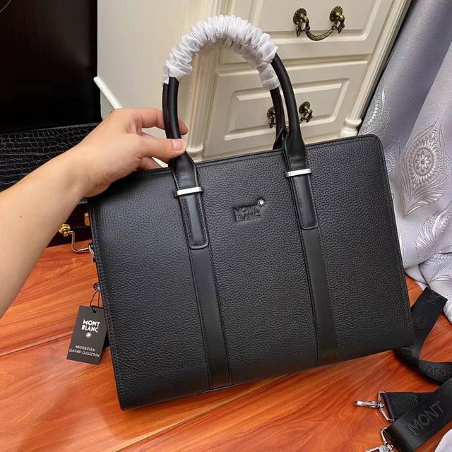 Batch Of Domineering Original Handbags. Montblanc Briefcases. Model: 33087-5 Bla