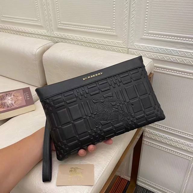 Top Original Goods, Latest Style Burberry Men's Clutch Bag, Hot New Model Delive