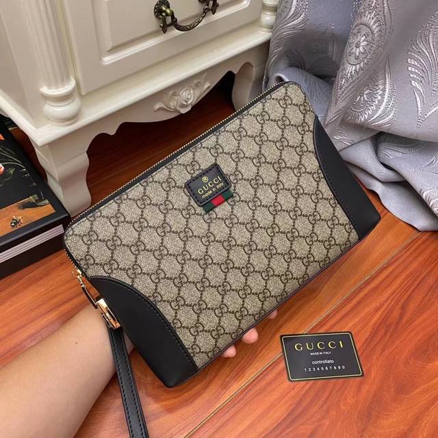 Top Gucci Model, The Most Popular Men's Casual Bag, Top-Grade Leather Imported F