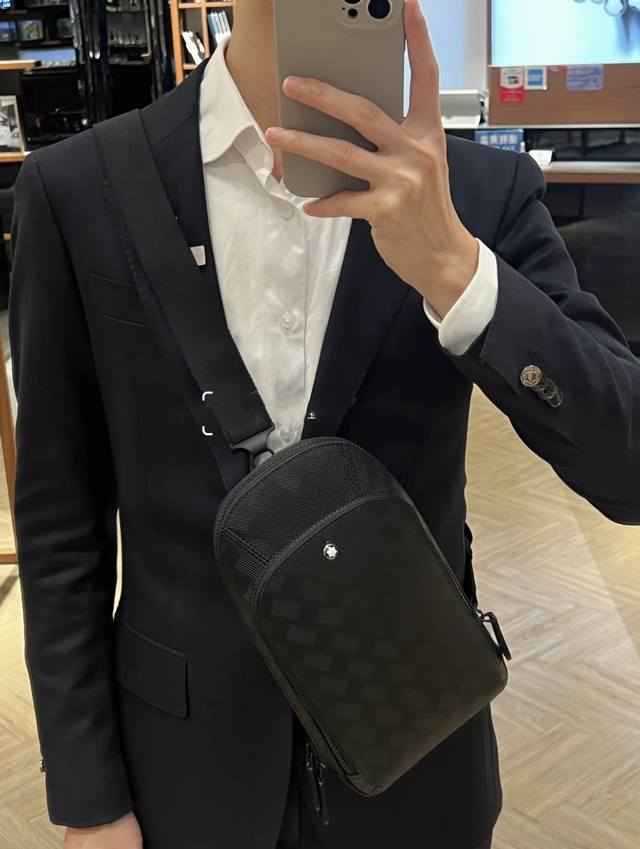 Original High Quality, Montblanc Men's Casual Chest Bag Hot-Selling Counter Sync