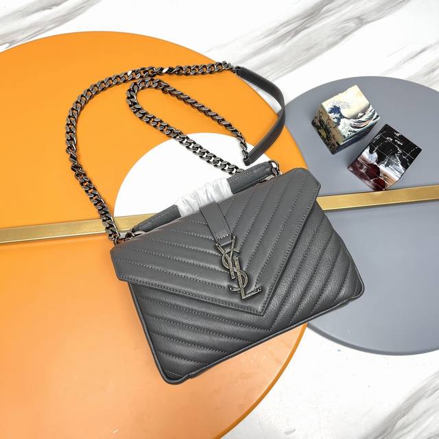 Monogram College# Grey Silver Buckle_24Cm The Everlasting Messenger Bag, The Hot