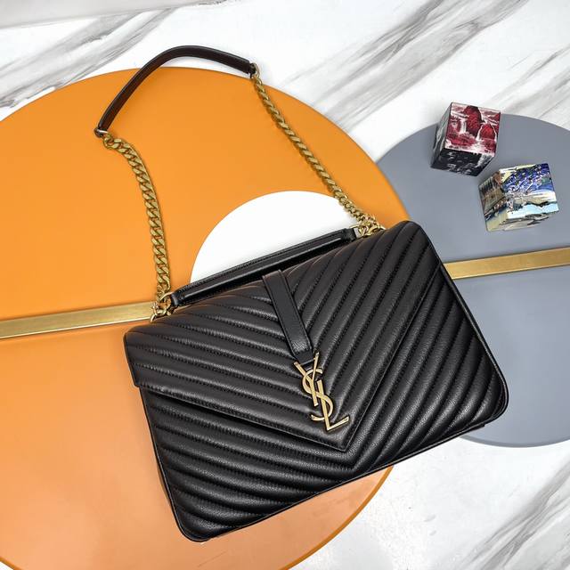 Monogram College# Black With Gold Buckle_32Cm Here It Comes, It's Really Here! T