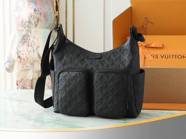 Top Original Single Home Shot M14778 Black, This Hobo Cargo Handbag Is Made Of S