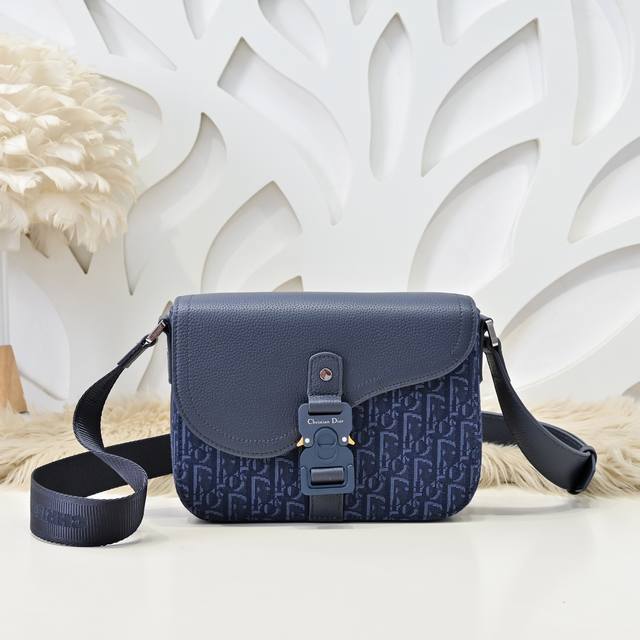Dior - Dior's Latest Messenger Bag Crossbody Bag. Available In Dark Grey With Na