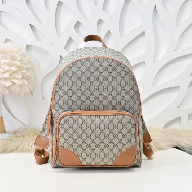 Gucci-Gucci's Latest Backpack Is Made Of Imported Calfskin Leather. It Has A Sof