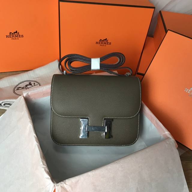 Factory Price P With Gift Box, Constance Kang Kang 19Cm, Imported Epsom Leather