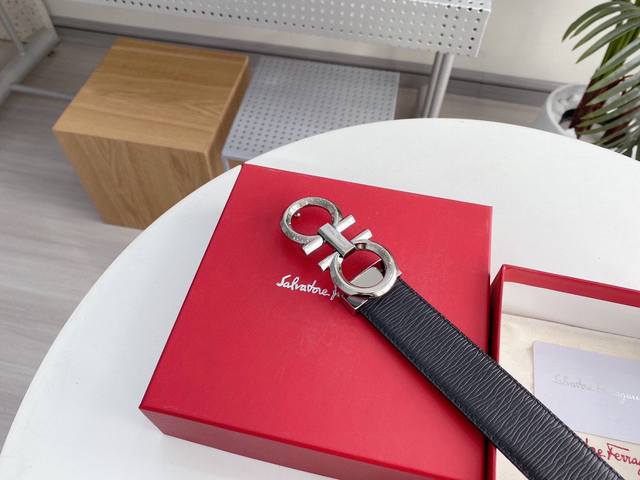 New Ferragamo Belt Available. High-End Belt With Original Steel Buckle. The Belt