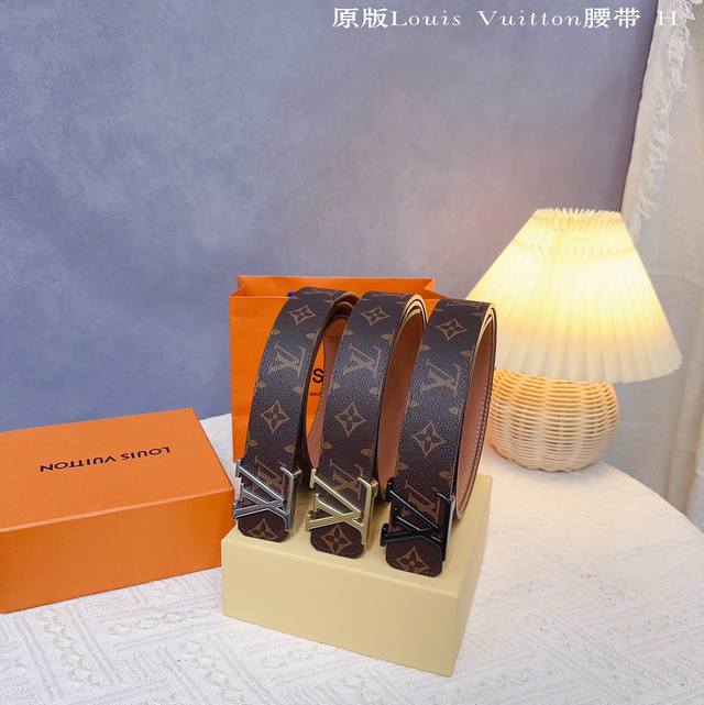 Original Quality Punching Brand: Louis L Men's Color: Coffee Flower Buckle: Gold