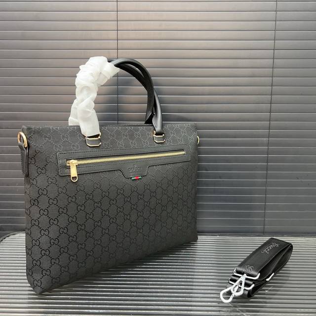 Gucci Gucci New Canvas Men's Bag Briefcase Handbag Computer Bag Classic All-Matc