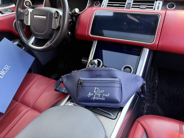High-End New "Dior" Dior Waist Bag Dior Dior Shoulder Bag Messenger Bag Adjustab