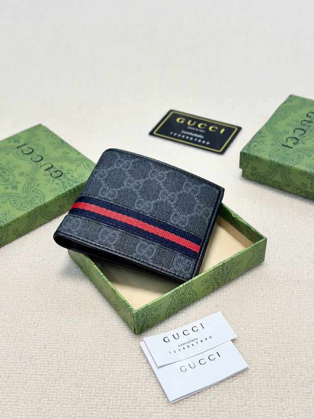 Short Color Black Coffee Size Short 12X10 Gucci Counter Style Short Fold One-To-
