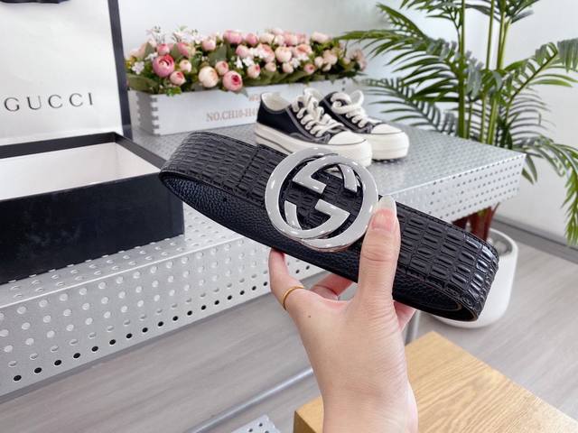 Gucci 3.8 Width Big Hit Gucc Full Set Of Packaging Gift Box Belt, Whether It Is