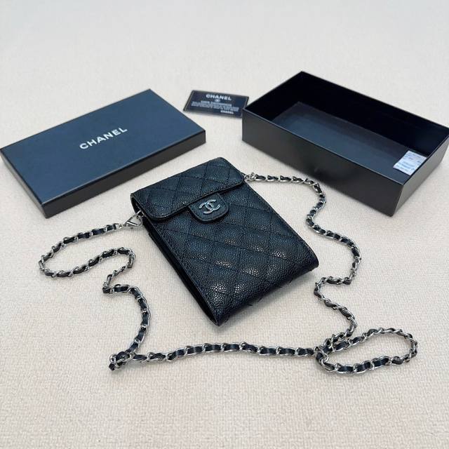 Color Black Size 18X11 Chanel Multifunctional Mobile Phone Bag Can Be Carried On