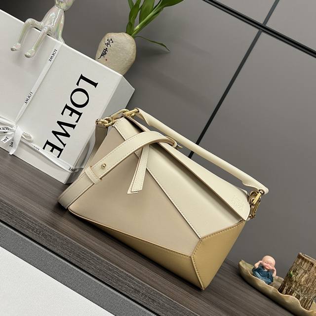 Lw New Latest Colorblock Small Soft Cow Leather Puzzle Handbag The Debut Handbag