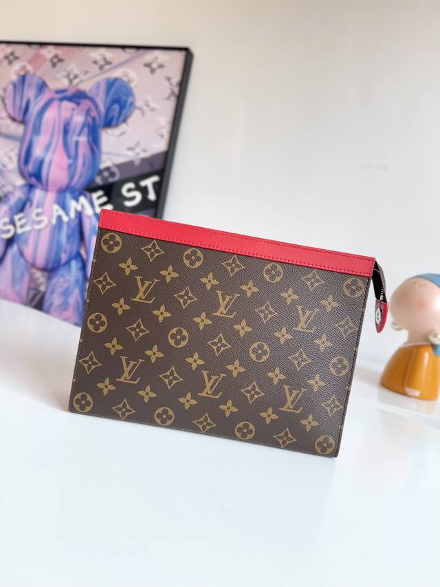 Factory P Price Overseas Original M12820 Red Exclusive Real Shot! Monogram Macca