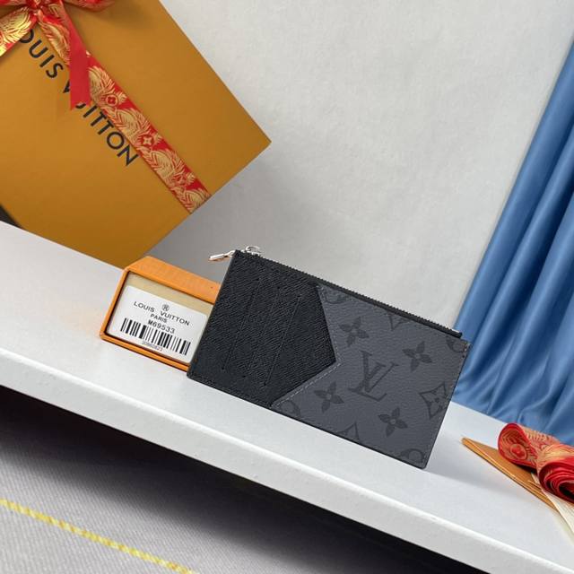 Overseas Original M69533 Exclusive Real Shot! The Coin Card Holder Is Made Of Mo