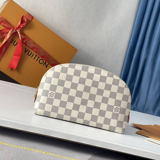 Overseas Original N45353 Exclusive Real Shot! This Large Cosmetic Bag Is Made Of