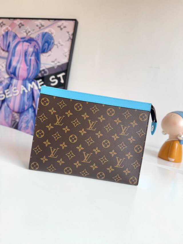 Factory P Price Overseas Original M12820 Lake Blue Exclusive Real Shot! Monogram