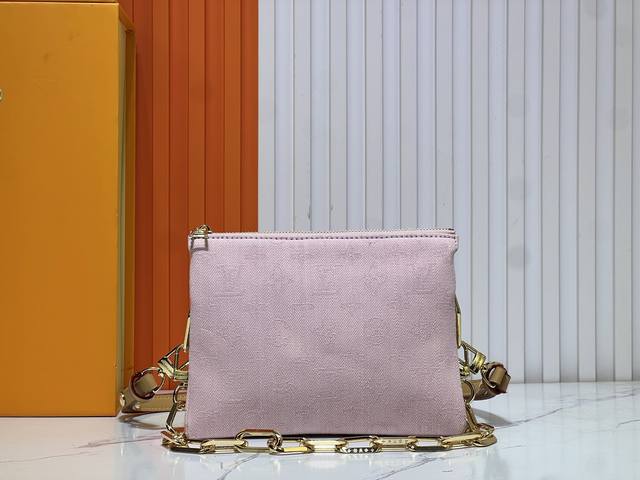 M59598 M11401 Grey Denim Pink Denim Light Blue Denim This Coussin Bb Handbag Wea
