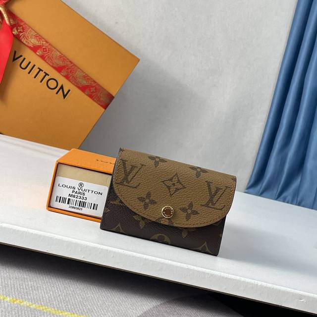 Overseas Original M82333 Exclusive Real Shot! This Rosalie Coin Purse Is Made Of