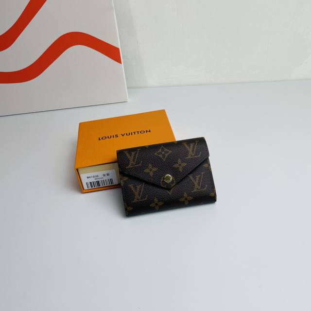 Overseas Original M41938 Gold Purple Exclusive Real Shot! The Victorine Wallet U