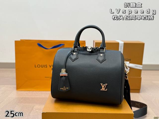 9 Color Folding Box Lv New Speedy Pillow Bag Has A Unique Artistic Atmosphere Si