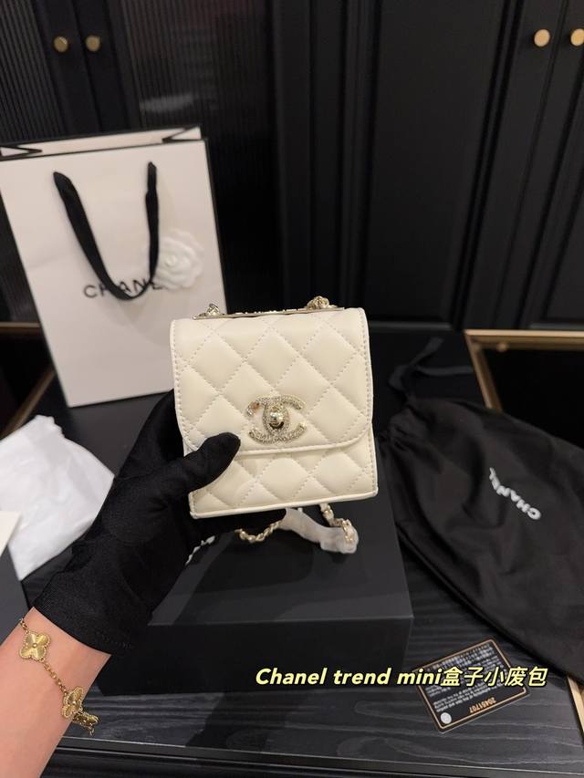 Size 11.11 Chanel Trend Mini Box Small Waste Bag