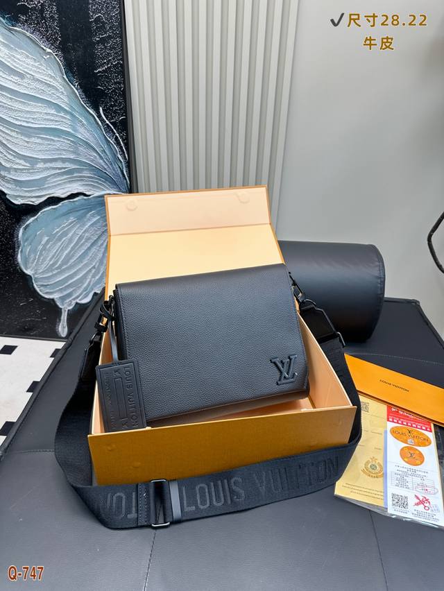 With Folding Box Lvsteamer Messenger Bag, A Must-Have For Men Top Cowhide And Al