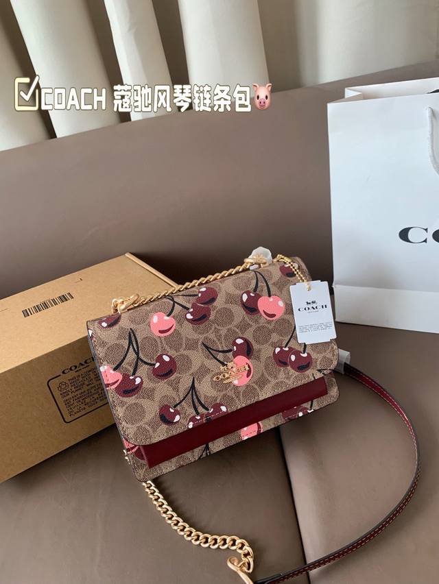 With Box Coach Store Same Model Coach Accordion Chain Bag New Color Matching Tab