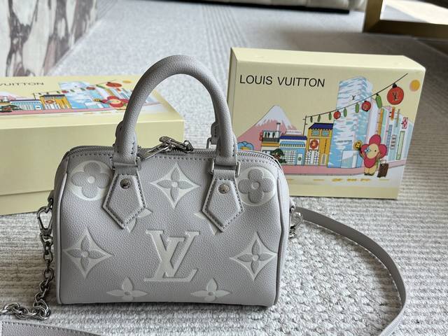 New Style With Box Size: 20*14Cm L Home Ss23 Speedy 20 Let's Feel The Joy Of Pur