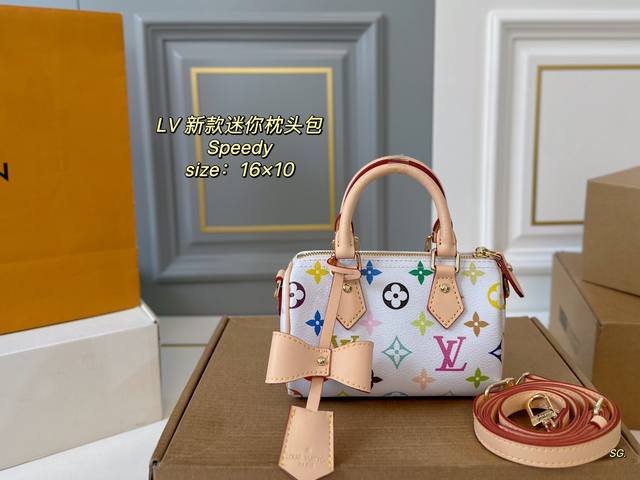 Folding Box Size:16 10 Lv Louis Vuitton Speedy Nano Mini Pillow Bag The New Shou