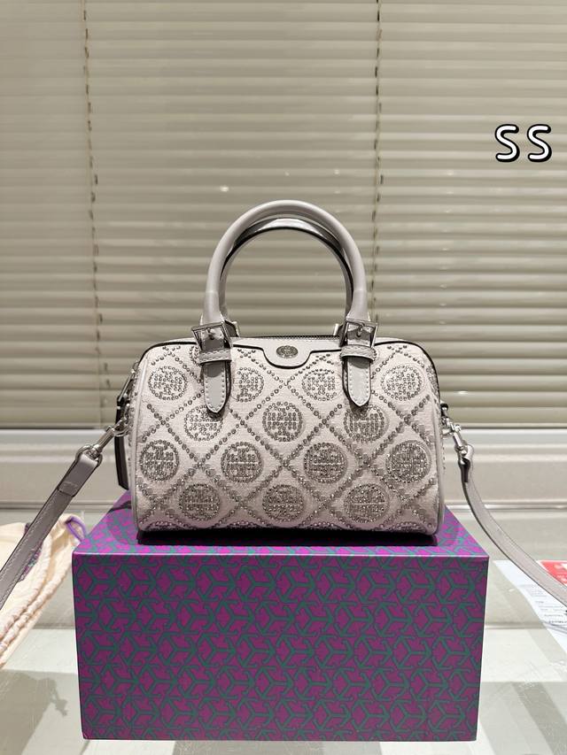 Folding Box Size 18.12 Tory Burch Rhinestone Pillow Bag Tb