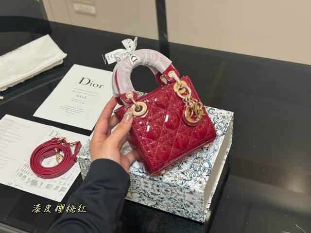 With Box Size: 13*11Cm Dior Mini Princess Diana It's So Cute! The Phone Can't Ho