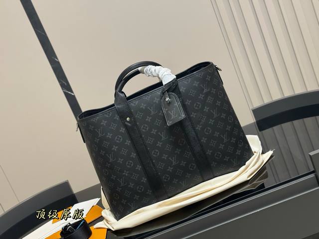 Top Original Size: 42.32Cm Lv Sac Plat Original New Men's Briefcase!