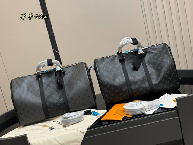 No Box Size: 45Cm Lv Old Flower Large Travel Bag Is Out! Keepall 45 Travel Bag H