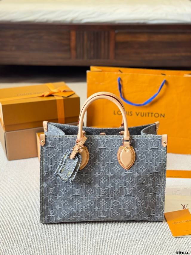 Original Cloth This Is My Favorite Bag Lv25 Limited Edition Denim Onthego Jungle