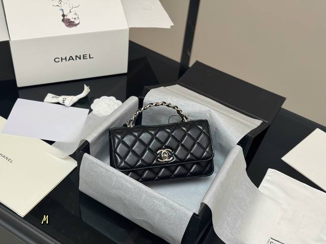 With Folding Box Airplane Box Size: 19.10Cm Chanel Handle Accordion Bag The Most