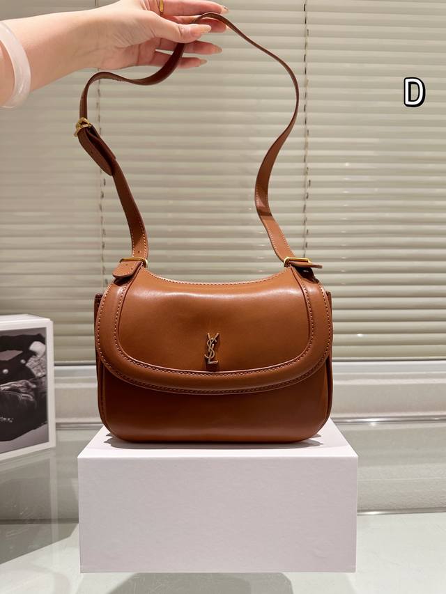 Full Gift Box Ysl 22Ss New Saddle Bag Charlie Small Backpack! Cowhide! Cowhide!