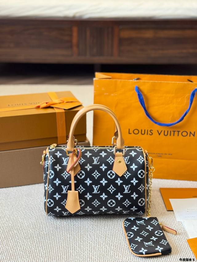 Cowhide Version Lv Speedy P30 25 The Size Is Really Suitable, It Can Hold Water