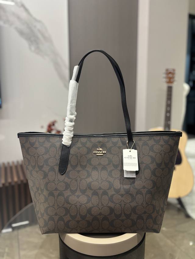 Upgraded Version With Box Size: 35*27Cm Coach Single-Sided City 33 Tote Bag Clas