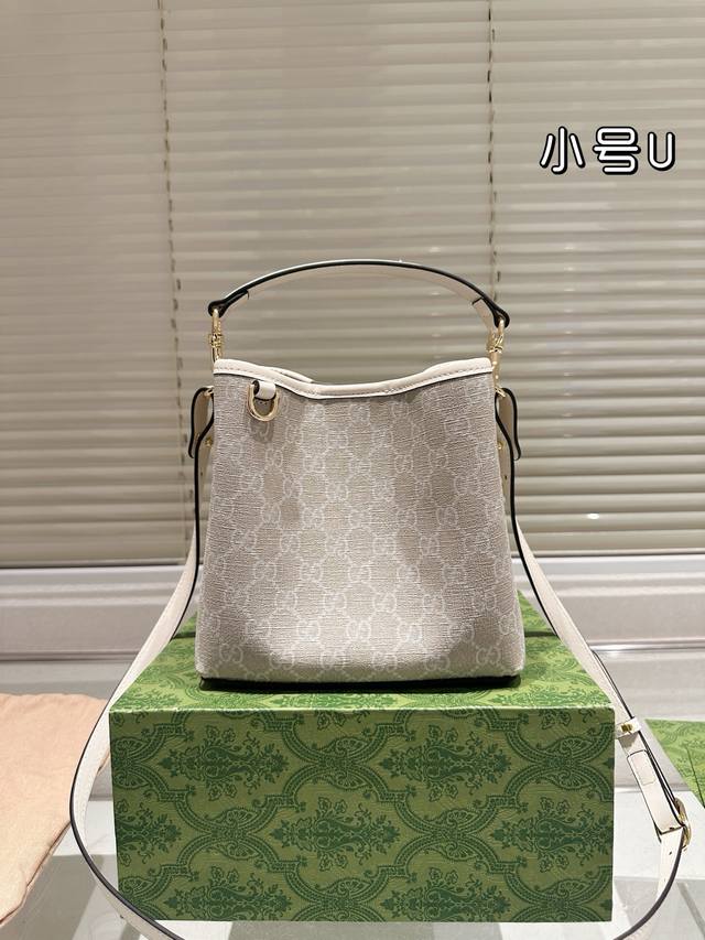 Cowhide Original Counter Quality Bucket Bag Original Cowhide Original Top Versio