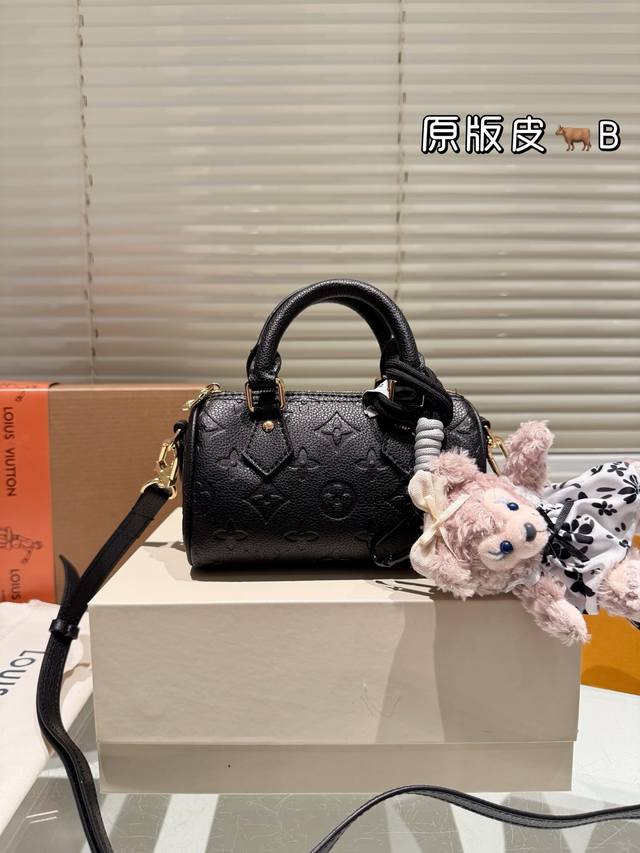 Top Original All-Steel Hardware Lv Nano Speedy 16 Pillow Bag Lv New Series Pillo
