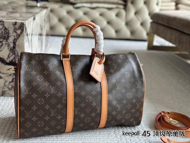 No Box Size: 45*27Cm L's Old Flower Travel Bag Is Out! Keepall 45 Travel Bag Has