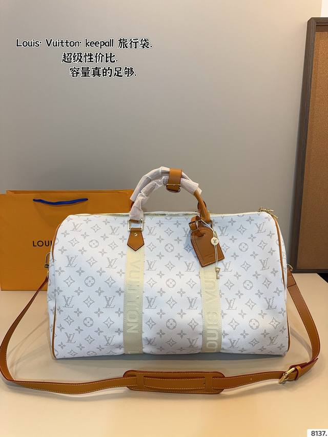 Lv Louis Vuitton's Limited Edition New Keepall Travel Bag For Spring And Summer.