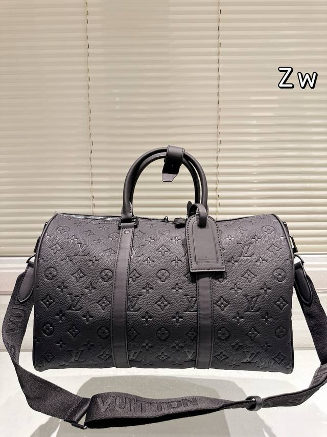 Cowhide Version Lv Limited Edition Keepall40 Travel Bag Airport Bag. No Matter T