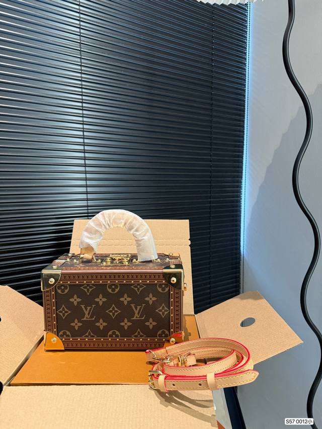 Small Size With Airplane Box Folding Box Lv Petite Malle Small Hard Box Classic