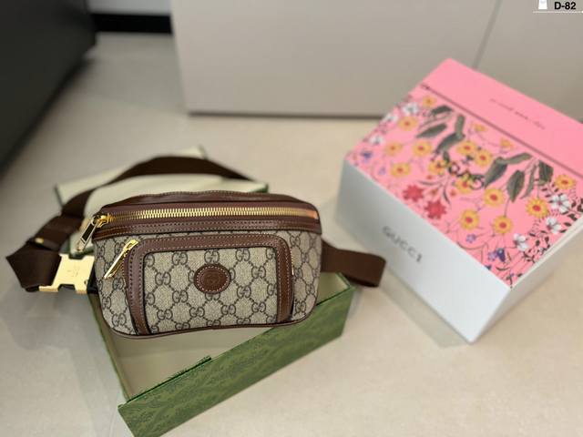 Gucci Gucci Waist Bag Classic Old Flower Multi-Purpose Bag Can Be Cross-Body, Ch