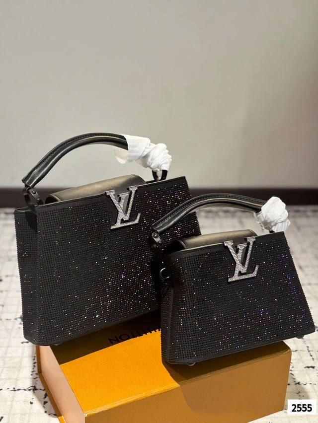 With Folding Box Lvcapucines Full Diamond Lady Bag Has A Very Complicated Produc