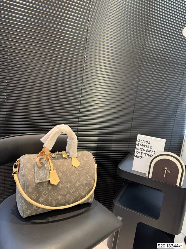 Lv Denim Pillow Bag Handbag Is An Ideal Urban Handbag. The Iconic Shape And Clas