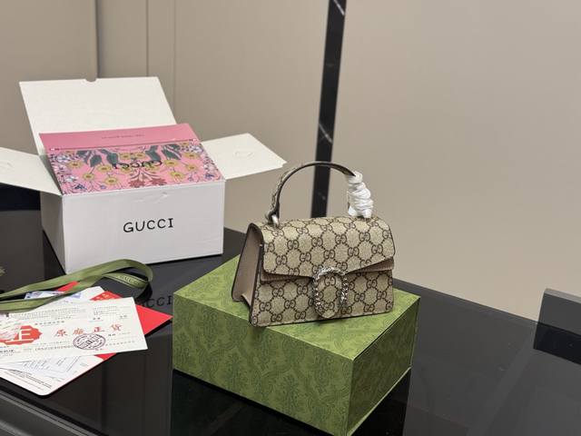 With Folding Box Airplane Box Size: 18*12Cm Gucci's New Dionysus Bag Can Be Carr